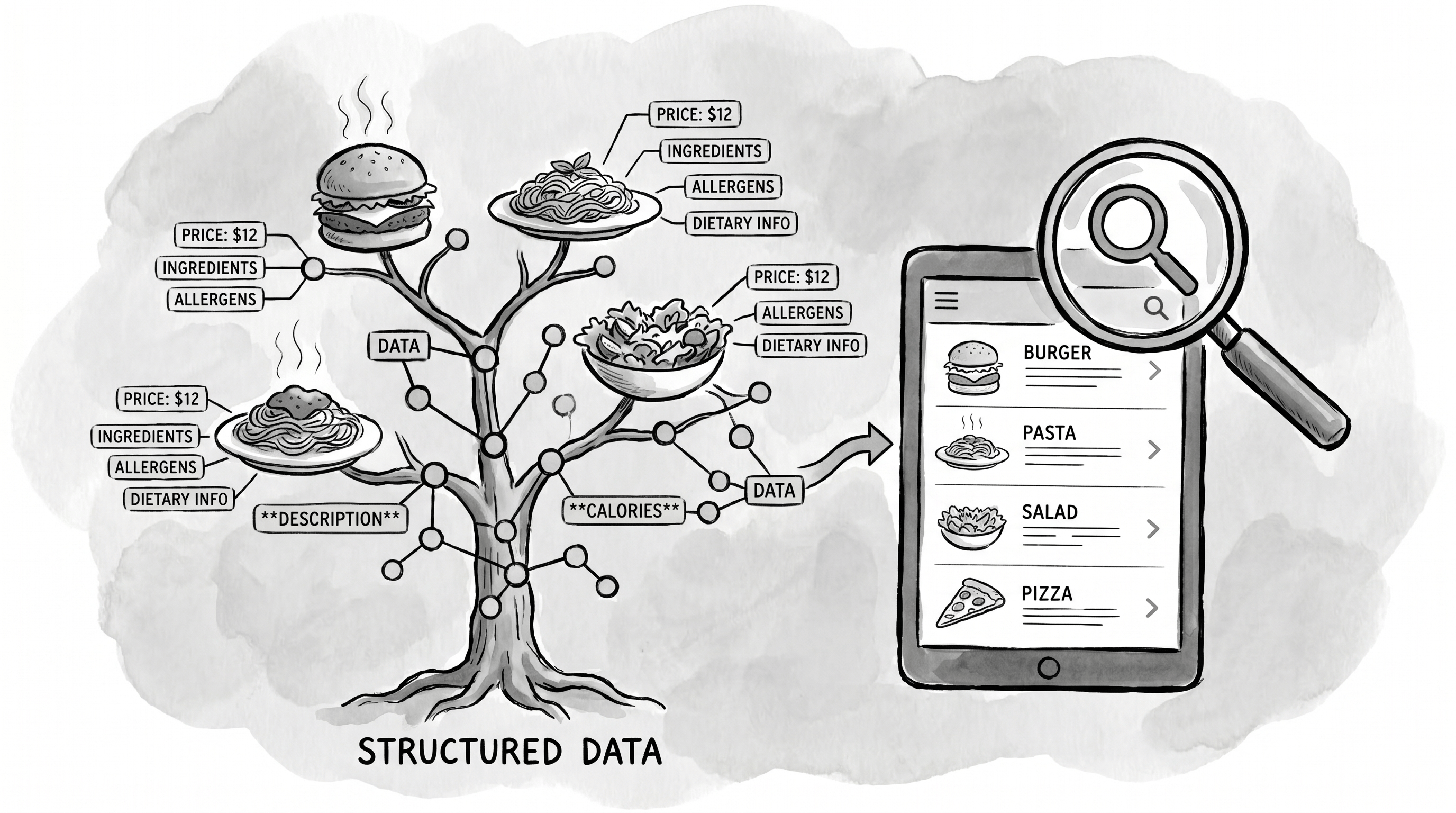 Why structured data matters for restaurant menus
